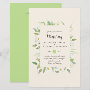 Magnolia Green Silence Budget Mariage Inviter A9