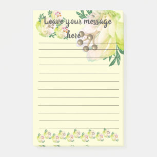 Magnolia Jaune Laisser Votre Message Post-It Notes