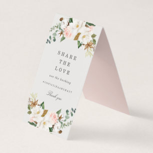 Magnolia Partagez le panneau de table d'amour