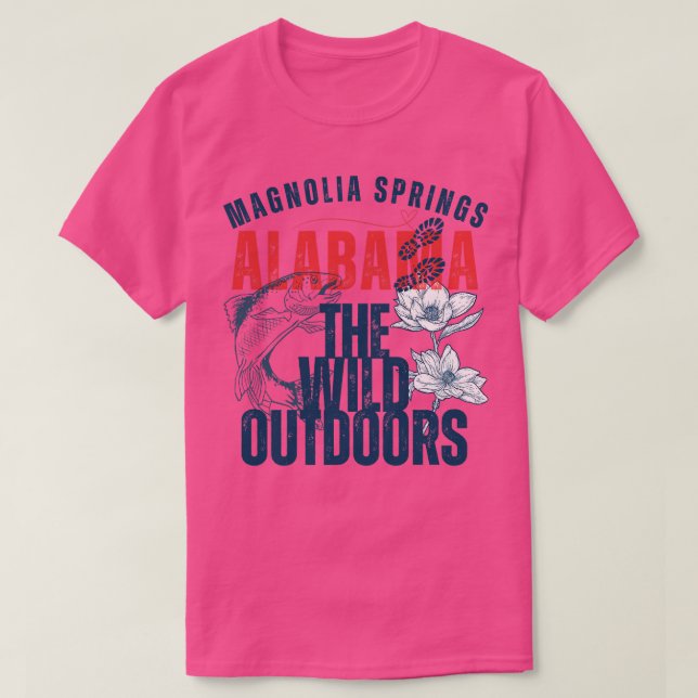 Magnolia Springs Alabama Les Outrs Sauvages TShirt (Design devant)