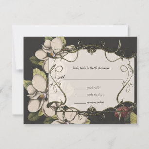 Magnolia Wedding Invitations sur Ice RSVP