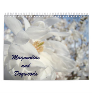Magnolias et fleurs d'arbres Dogwoods Calendriers