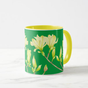 Magnolias jaune sur une Mug Combo (G)