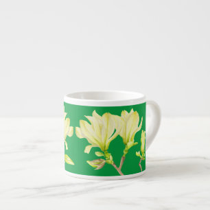 Magnolias jaunes sur un Espresso Mug