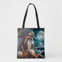 Magnum the Shih Tzu Pirate - Sac fourre-tout en to