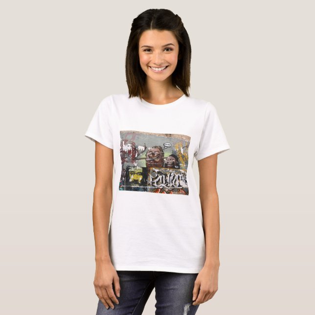 Mah coza, Graffiti, Espagne T-Shirt Femme (Devant entier)