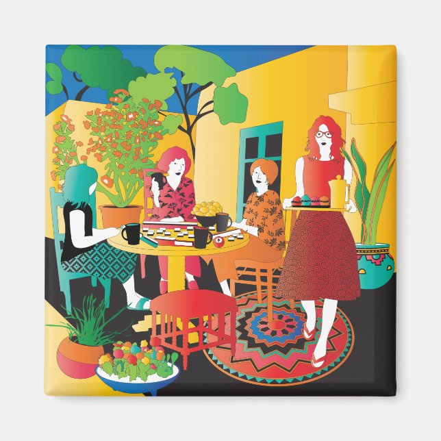 Mah Jongg Adobe Magnet (Devant)