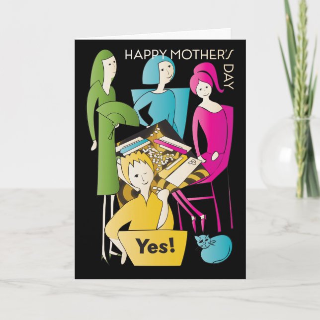 Mah Jongg Année Carte mère (Devant)