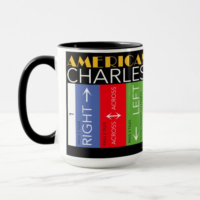 Mah Jongg Charleston Mug (Gauche)