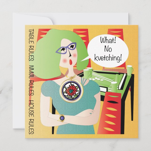 Mah Jongg Dit Kvetching (Devant)