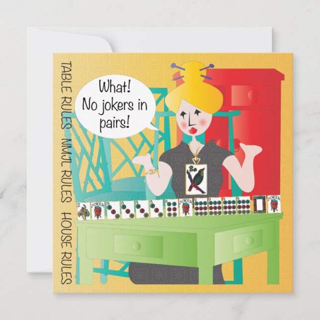 Mah Jongg Dit Pas De Jokers (Devant)