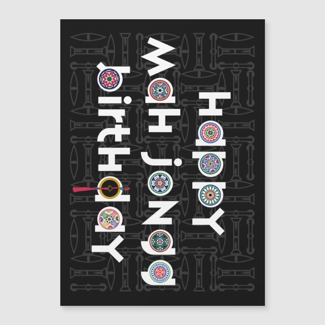 Mah Jongg Dots Anniversaire (Devant)