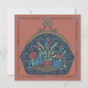 Mah Jongg Flower Purge Carte Plat