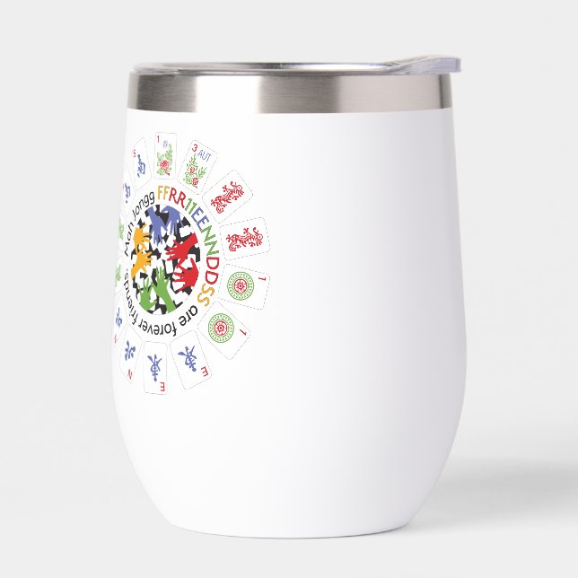 Mah Jongg Friends Tumbler (Gauche)