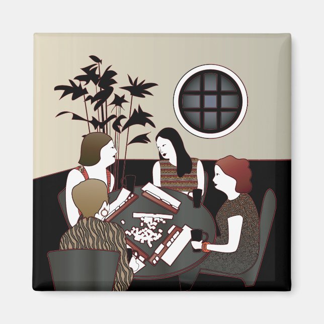 Mah Jongg Game Magnet (Devant)