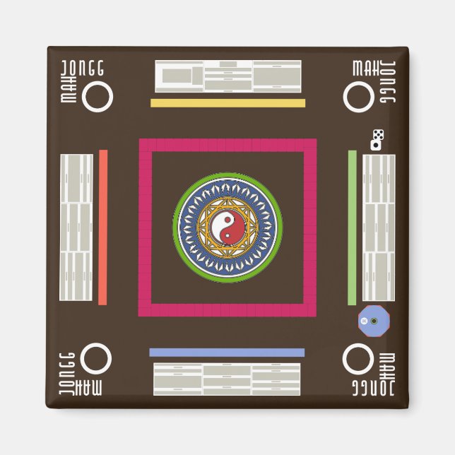 Mah Jongg Game Magnet (Devant)