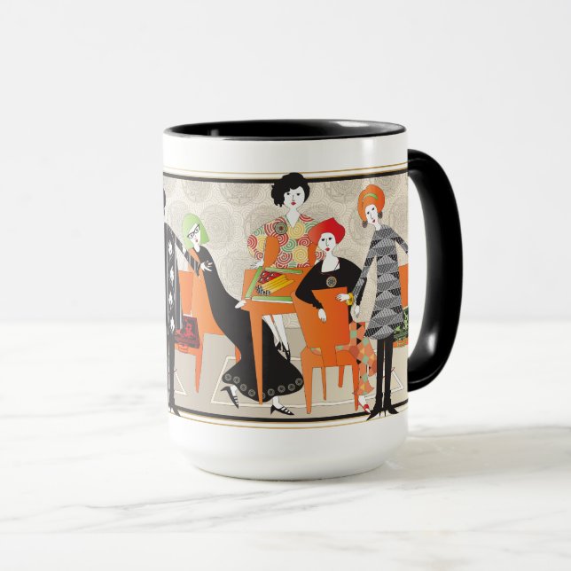 Mah Jongg Game Mug (Devant droit)