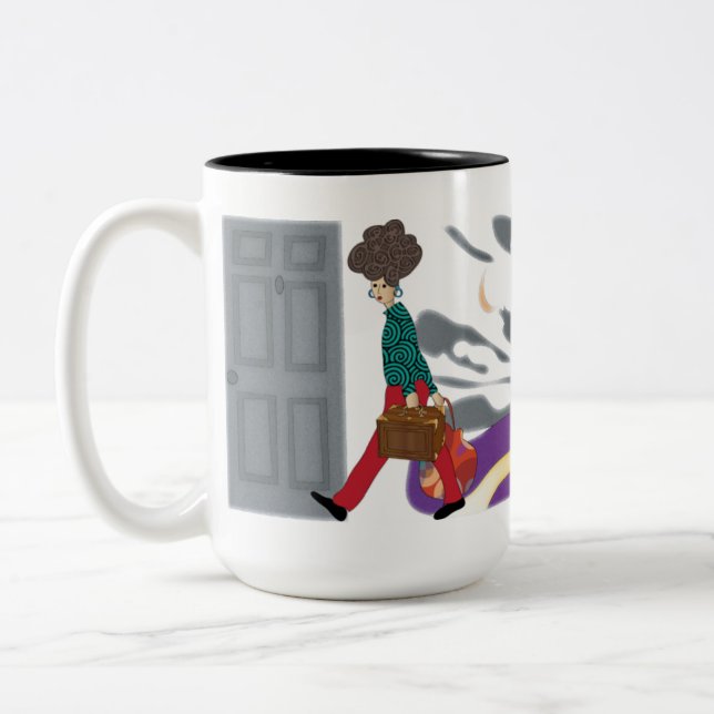 Mah Jongg Le Mahj Madame Mug (Gauche)