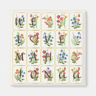 Mah Jongg Love Magnet