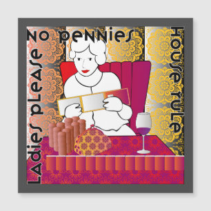 Mah Jongg Pas d'aimant de coton