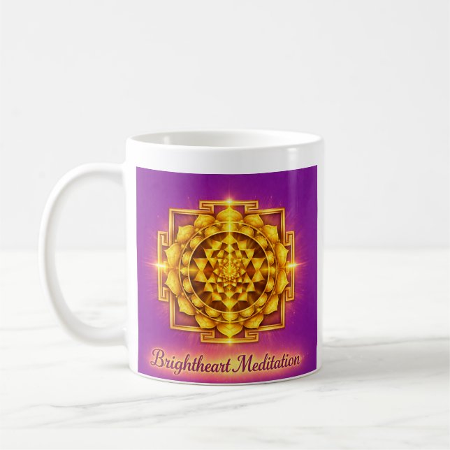 Maha Sri Yantra mug (Gauche)