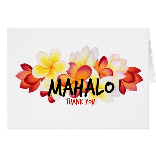 Mahalo Plumeria (Devant horizontal)