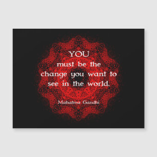 Mahatma Gandhi Sagesse Dire action