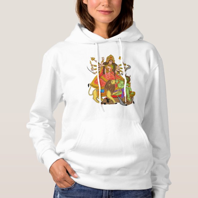 Mahishasur Mardini Durga Sweat - shirt à capuche (Devant)