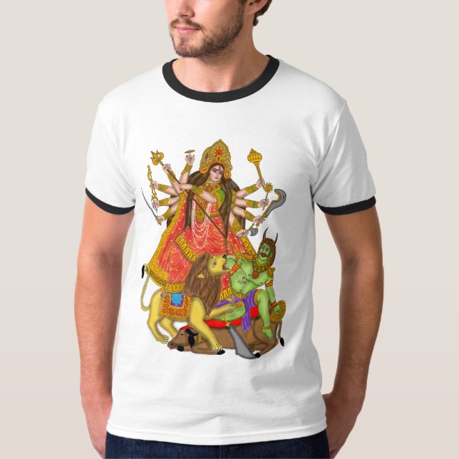 Mahishasur Mardini Durga T-shirt (Devant)