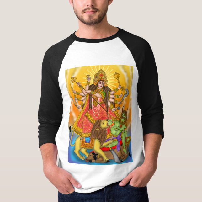 Mahishasur Mardini Durga T-shirt (Devant)
