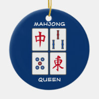 Mahjong Carreaux de jeu Design Ornement céramique