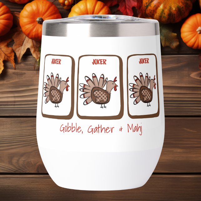 Mahjong de Thanksgiving Dinde Gobble, Gather & Mah (Créateur téléchargé)
