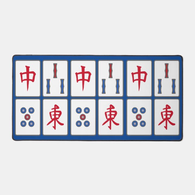 Mahjong Design Desk Mat (Recto)