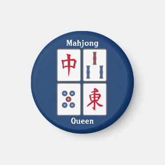 Mahjong Jeu Titres Design Magnet