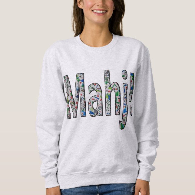Mahjong Women's Sweatshirt - Mahj! (Devant)