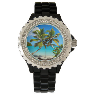 Maho Bay Beach Palm Trees - Montres St John