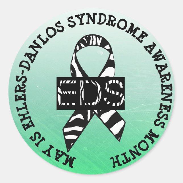 Mai est Ehlers-Danlos syndrome Stickers Mois (Devant)