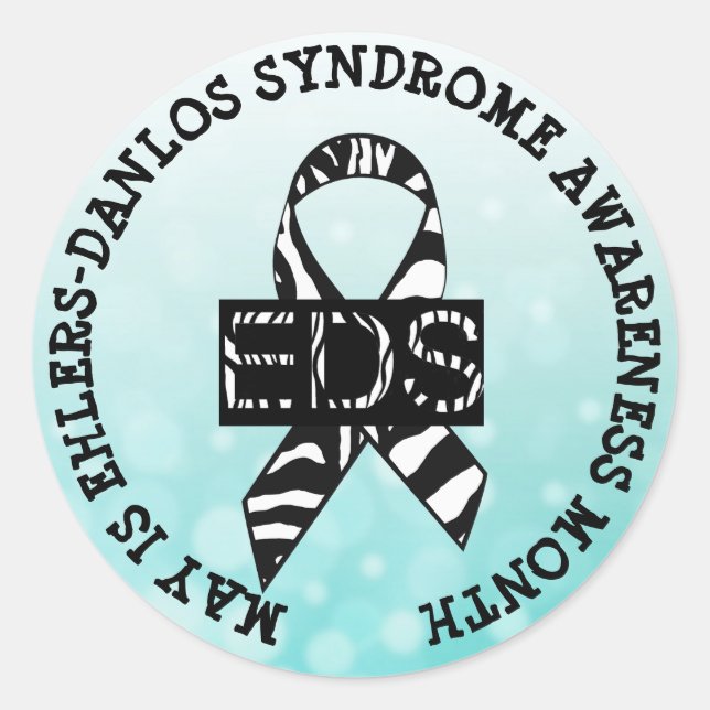 Mai est Ehlers-Danlos syndrome Stickers Mois (Devant)