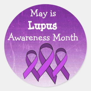 Mai est Lupus Sensibilisation Stickers