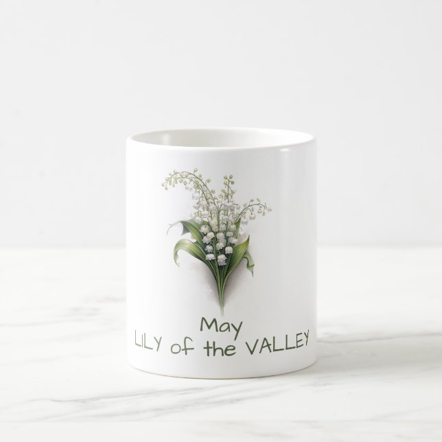 Mai fleur de naissance primaire Lily de la tasse d (Centre)