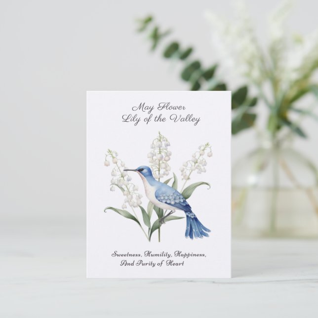 Mai Mois de naissance Fleur Lys de la vallée Anniv (Debout devant)