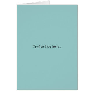 M'ai vous ai dits récemment…