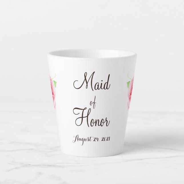Maid of Honor Latte Mug (Devant)