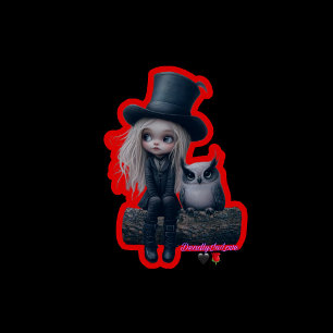 Maigre Mort Dans les autocollants d'amour