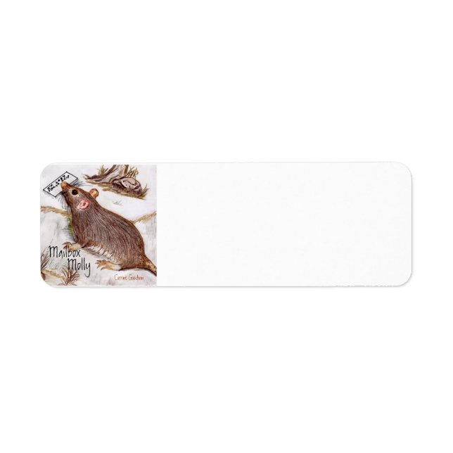 Mailbox Molly Étiquette (Devant)
