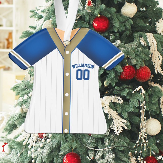 Maillot de baseball bleu et or (Créateur téléchargé)