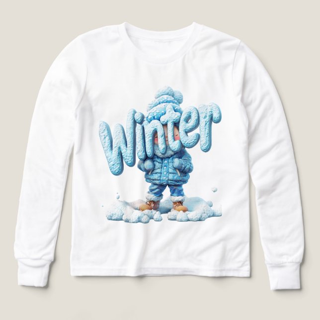 maillot d'hiver pour enfants (Motif recto)