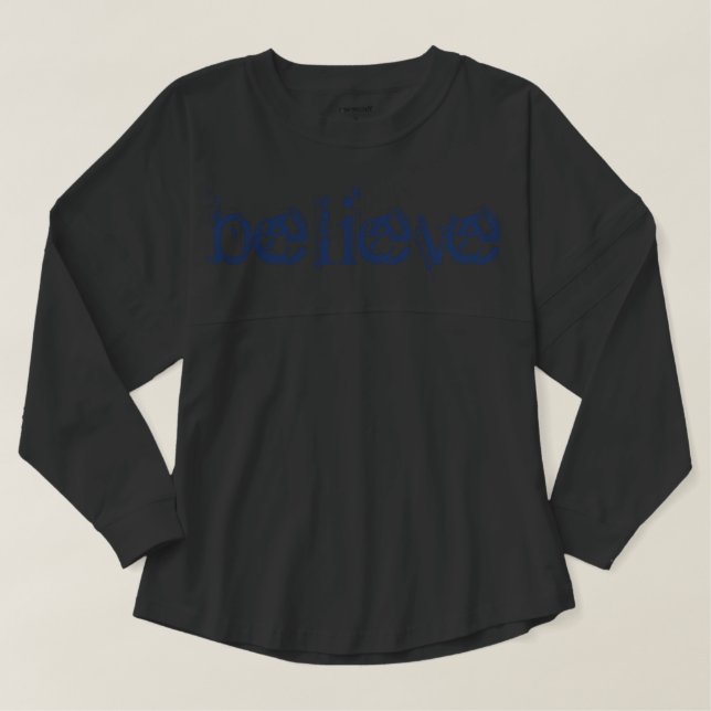 Maillot Spirit Croyez le Jersey confortable (Design devant)