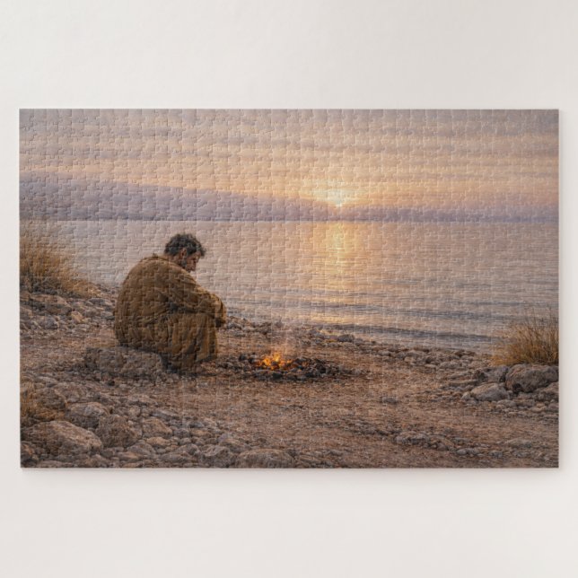 M'aimes-tu ? | Art chrétien | Puzzle (Horizontal)
