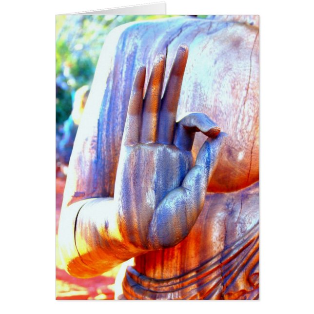 Main Bouddha dans la mudra (Devant)